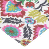 幾何カラフル花模様（明るい模様） テーブルクロス (アングル)