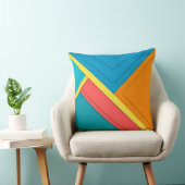 幾何カラフル装飾用クッション クッション (椅子)