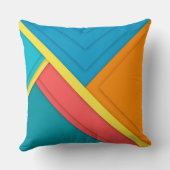 幾何カラフル装飾用クッション クッション (裏面)