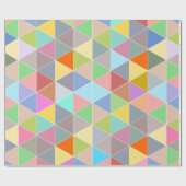 幾何カラフル軌道パターンラッピング紙 ラッピングペーパー (フラット)