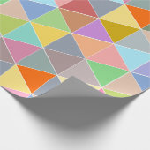 幾何カラフル軌道パターンラッピング紙 ラッピングペーパー (角)