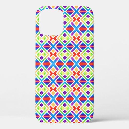 幾何カラフル部族模様 Case-Mate iPhoneケース (裏面)