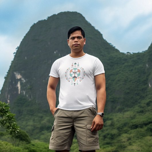 幾何カラフル部部族合計2 Tシャツ