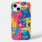 幾何カラフル Case-Mate iPhoneケース (裏面)