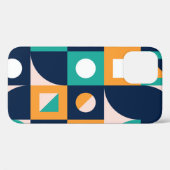 幾何カラー合成テンプレートと抽象芸術 Case-Mate iPhoneケース (裏面 (横))