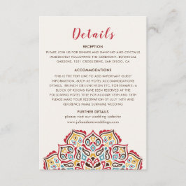 幾何クラシカル曼荼羅パタ結婚ーン エンクロージャーカード