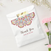 幾何クラシカル曼荼羅パタ結婚ーン フェイバーバッグ (封をした状態)