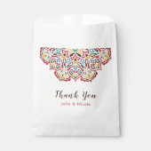 幾何クラシカル曼荼羅パタ結婚ーン フェイバーバッグ (正面)