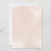 幾何クラシックバラブライダルシャワー茶パーティー 招待状 (裏面)