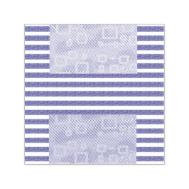 幾何クールストライプ セルフインキングスタンプ