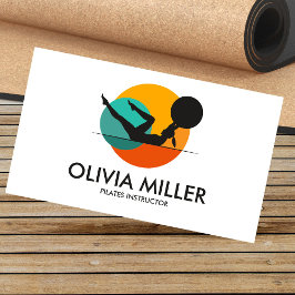 幾何クールピラテスインストラクター 名刺