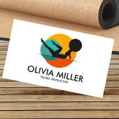 幾何クールピラテスインストラクター 名刺