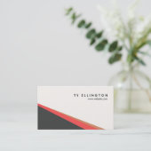 幾何クールモダン抽象芸術 名刺 (スタンド正面)
