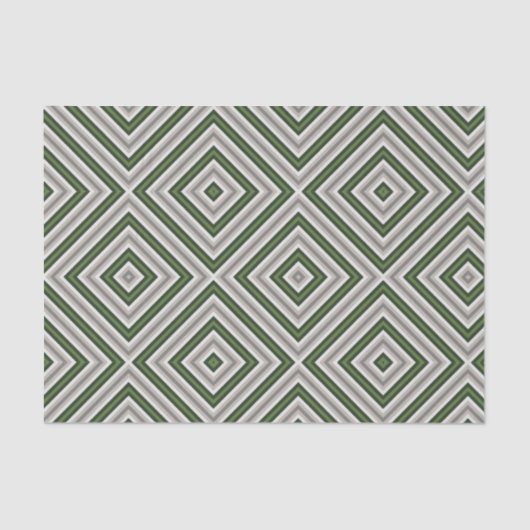 幾何グリーンズタンティッシュペーパー 薄葉紙 (正面)