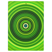 幾何グリーンマンダラ–25436 クリップボード (裏面)