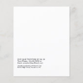 幾何グロー卒業パーティー チラシ (裏面)