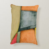 幾何コンテンポラリーカラフル図形 アクセントクッション (裏面(縦))