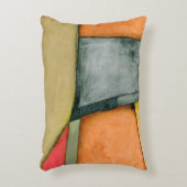 幾何コンテンポラリーカラフル図形 アクセントクッション (正面(垂直))