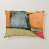 幾何コンテンポラリーカラフル図形 アクセントクッション (裏面)