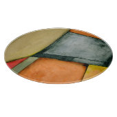 幾何コンテンポラリーカラフル図形 カッティングボード (角)