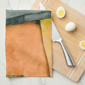 幾何コンテンポラリーカラフル図形 キッチンタオル (四つ折り)