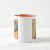 幾何コンテンポラリーカラフル図形 マグカップ (中央)