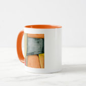 幾何コンテンポラリーカラフル図形 マグカップ (正面左)