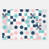 幾何シンプルエレガント紙シート ラッピングペーパーシート (正面)