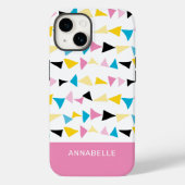 幾何シンプルモダン紙吹雪名 Case-Mate iPhoneケース (裏面)