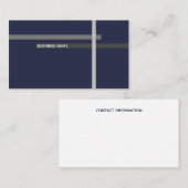 幾何シンプル的 名刺 (正面/裏面)