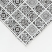 幾何シンプル素模様デザイン フリースブランケット (角)