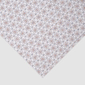 幾何シンプル線アートの花 薄葉紙 (詳細)