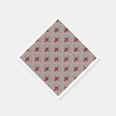 幾何スタイリッシュパターン、アールデコ。 スタンダードカクテルナプキン (角)