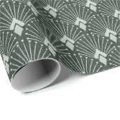 幾何スタイリッシュパターン、アールデコ。 ラッピングペーパー (ロールコーナー)