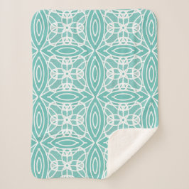 幾何スタイリッシュモダンデザイン シェルパブランケット