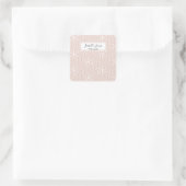 幾何スタイリッシュ字スクーパーソナライズされたルiPad スクエアシール (バッグ)