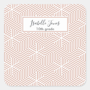 幾何スタイリッシュ字スクーパーソナライズされたルiPad スクエアシール