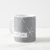 幾何スタイリッシュ教専門学校 コーヒーマグカップ (正面左)