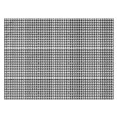 幾何スタイリッシュ白黒パタ千鳥格子のーン テーブルクロス (正面(横))