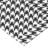 幾何スタイリッシュ白黒パタ千鳥格子のーン テーブルクロス (アングル)