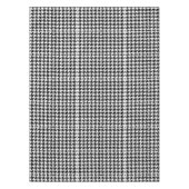 幾何スタイリッシュ白黒パタ千鳥格子のーン テーブルクロス (正面)