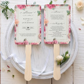 幾何スタイリッシュ赤面ピンクフローラ救バラ ハンドファン