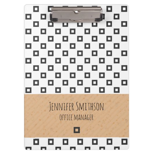 幾何スタイルクリップボード クリップボード (正面)