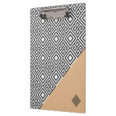 幾何スタイルクリップボード クリップボード (左)