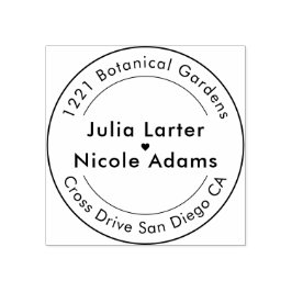 幾何スタイル銅金属結婚の ラバースタンプ