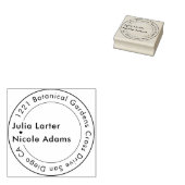 幾何スタイル銅金属結婚の ラバースタンプ (押印)