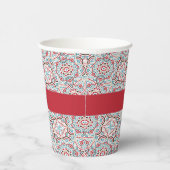 幾何スタイル銅金属結婚の 紙コップ (右)