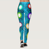 幾何スパイクボール レギンス (裏面)