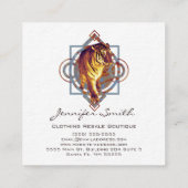 幾何タイガースクエア名刺 スクエア名刺 (裏面)