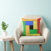 幾何タイルパターンver10装飾用クッション クッション (椅子)